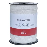 Taśma do pastucha elektr 4x0,16 20mm 200m