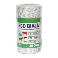 Plecionka biała do pastucha elektr 3x0,16 250m