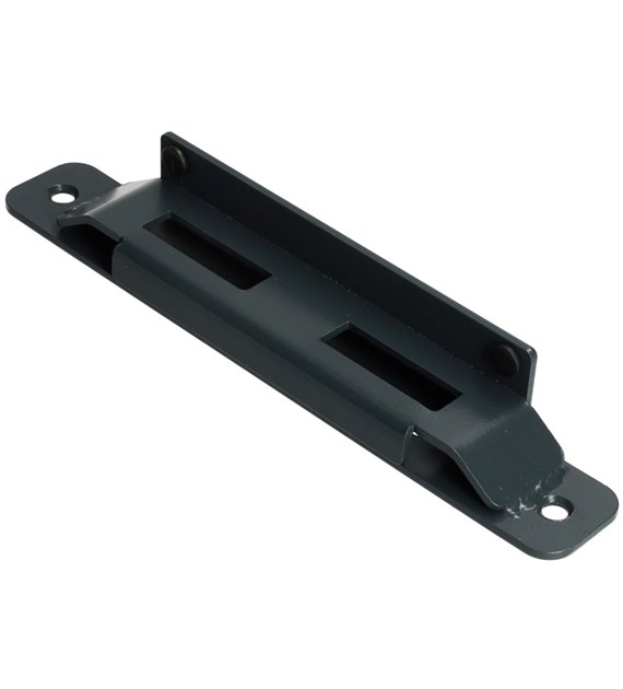 Zaczep opór do furtki wzmocniony 72 i 90 antracyt