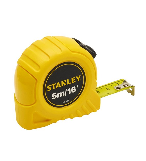 Miara STANLEY ECO 5m x19mm żółta plastik luz