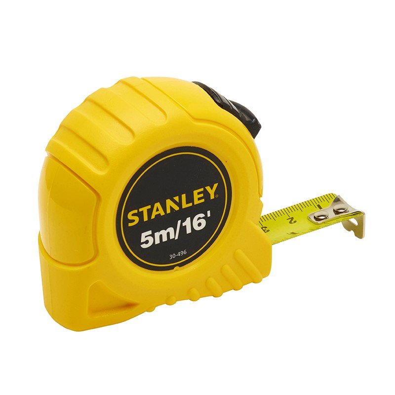 Miara STANLEY ECO 5m x19mm żółta plastik luz