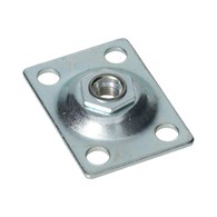Podstawa zawiasa regulowanego M12 55x75x3mm
