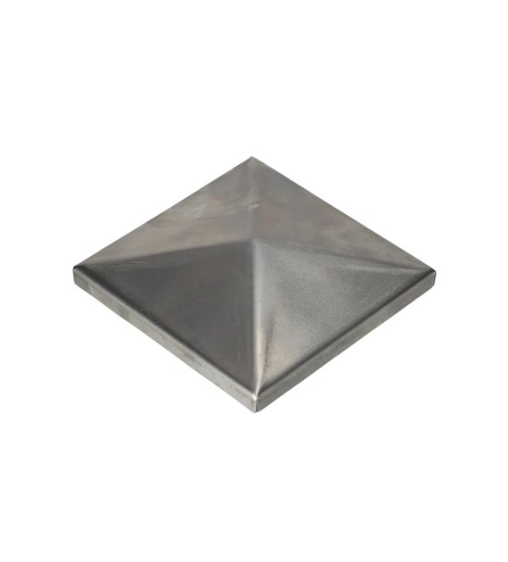 Daszek metalowy na słupek 100x100 piramida