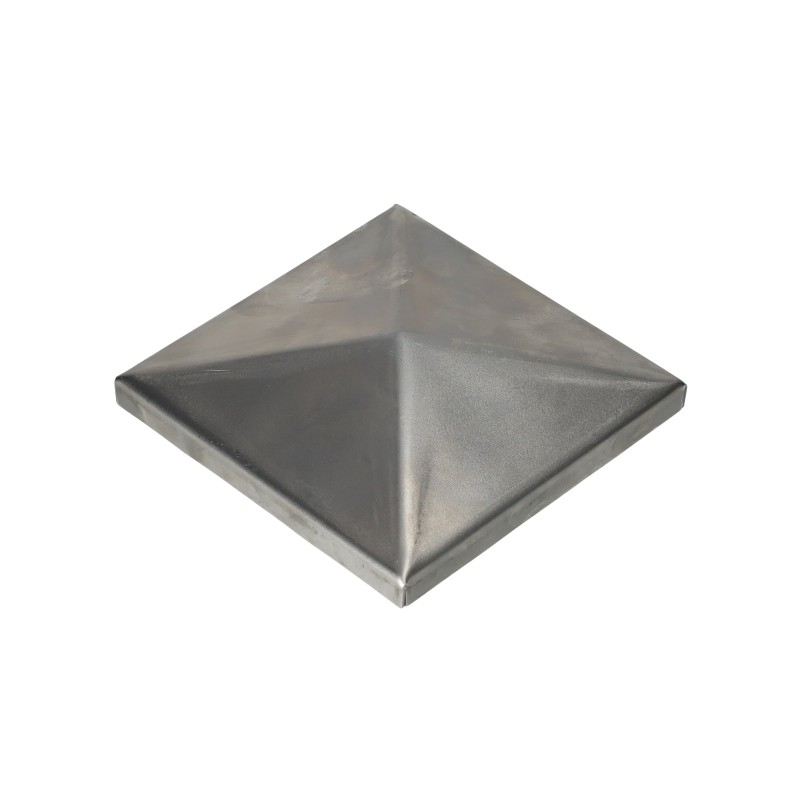 Daszek metalowy na słupek 120x120 piramida