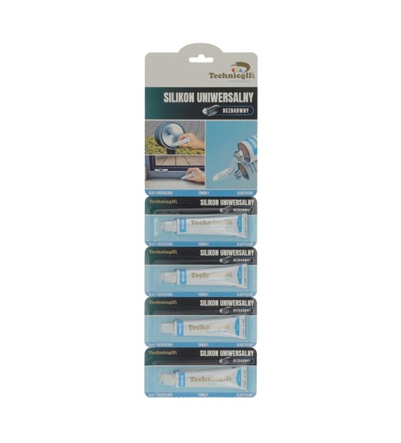Silikon 20ml  bezbarwny (S-072 paletka 8szt)