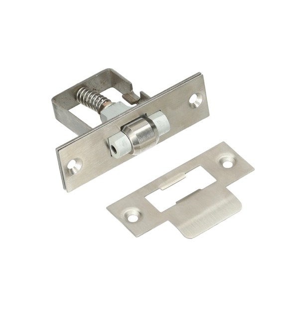 Zamek rolkowy wpuszczany 77x22mm srebrny