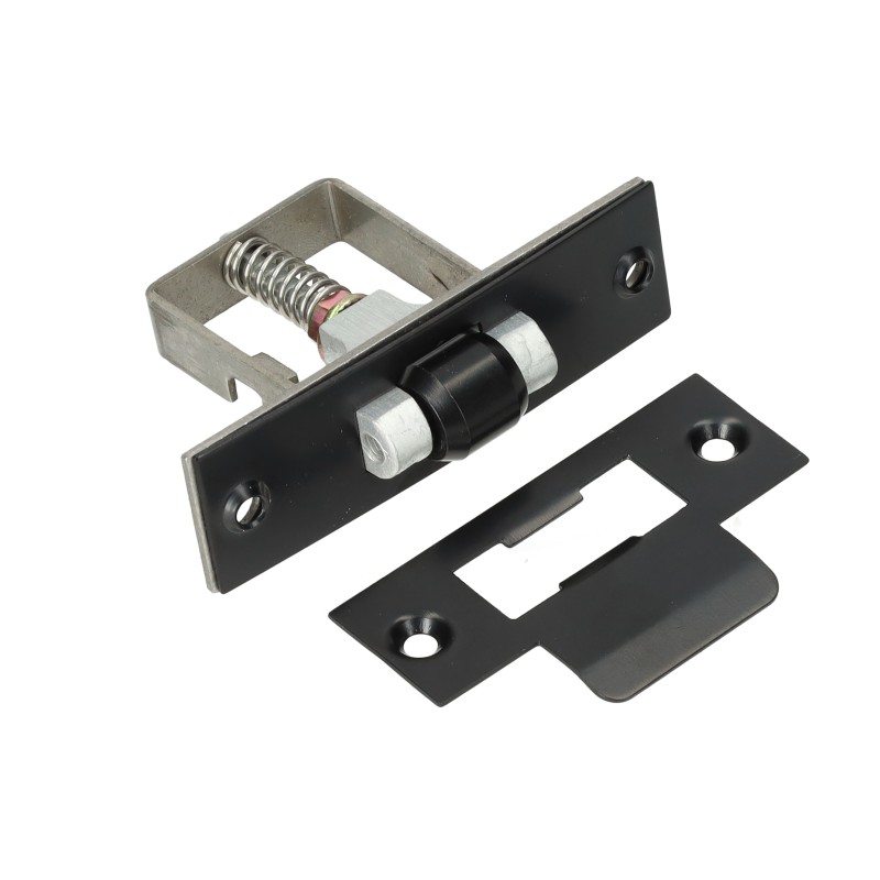 Zamek rolkowy wpuszczany 77x22mm czarny