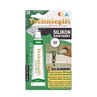 Silikon 20ml sanitarny biały