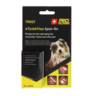 Preparat na pchły kleszcze dla psa 3 dawki x1.5ml