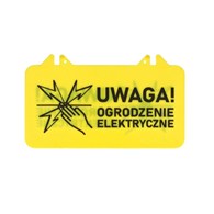 Tabliczka ostrzegawcza do pastucha elektrycznego