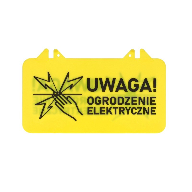 Tabliczka ostrzegawcza do pastucha elektrycznego
