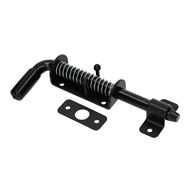 Rygiel do drzwi 220/16 HD wąski sprężynowy czarny