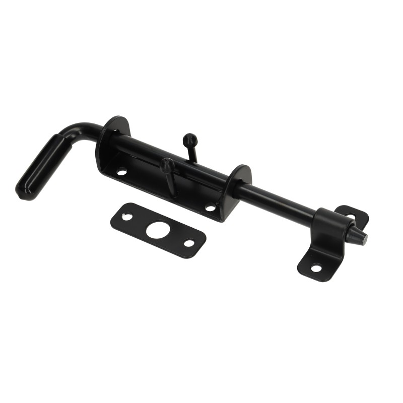 Rygiel do drzwi 220/12mm wąski do profili czarny