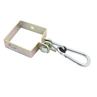 Hak do huśtawek z obejmą do belki 140/3mm kwadrat