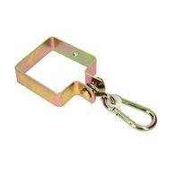 Hak do huśtawek z obejmą do belki 100/3mm kwadrat