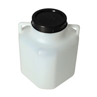 Beczka plastikowa   5L kwadratowa z pokrywą  ATEST