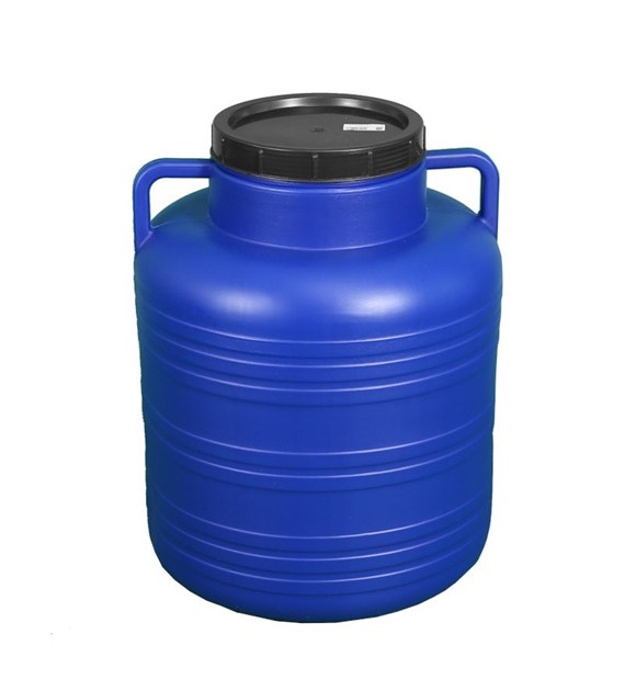 Beczka plastikowa  80L z pokrywą ATEST
