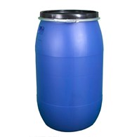 Beczka plastikowa 120L z pokrywą obręcz ATEST