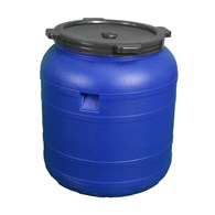 Beczka plastikowa 150L z pokrywą  ATEST