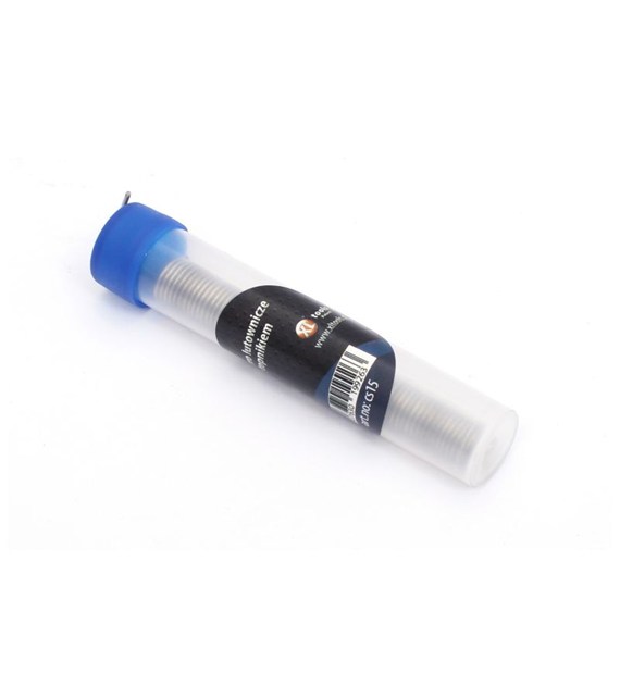 Cyna do lutowania z topnikiem 1.0  10gr fiolka