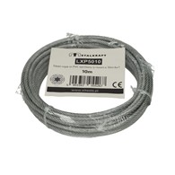 Lina stalowa w PCV odcinki 5/4mm x 10m 6x7