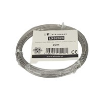 Lina stalowa nierdzewna odcinki 2 x20m 7x7 SS316