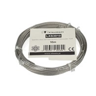 Lina stalowa nierdzewna odcinki 3 x10m 7x19 SS316