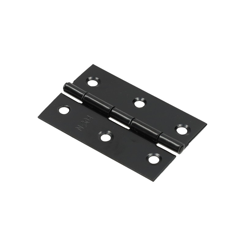 Zawias SZARNIR nierdzewny czarny lakier 75x50x1.2