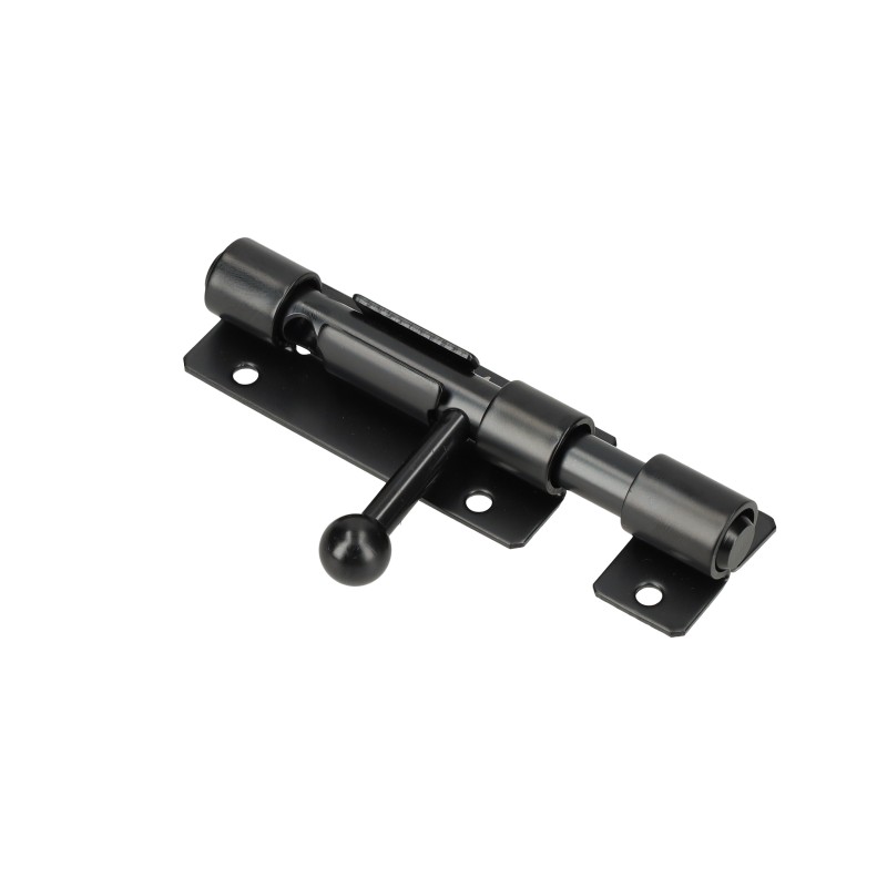 Zasuwa drzwiowa PRO+ HD 100x10mm nierdzewna czarna