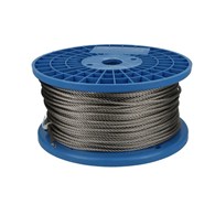 Lina stalowa nierdzewna rolka 3mm x100m 7x 7 SS316