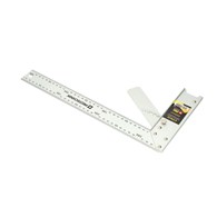 Kątownik stolarski aluminiowy 350mm z kątomierzem