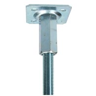 Podstawa słupa do wmurowania  80 M20x500 nakrętka