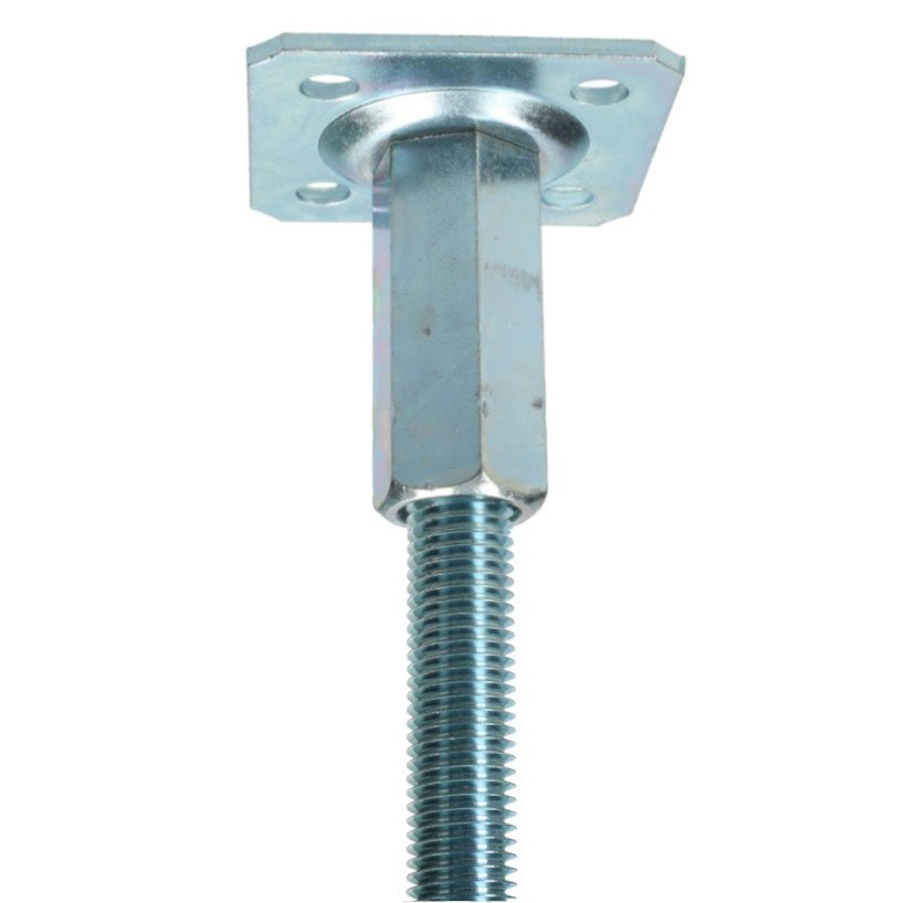 Podstawa słupa do wmurowania  80 M20x500 nakrętka