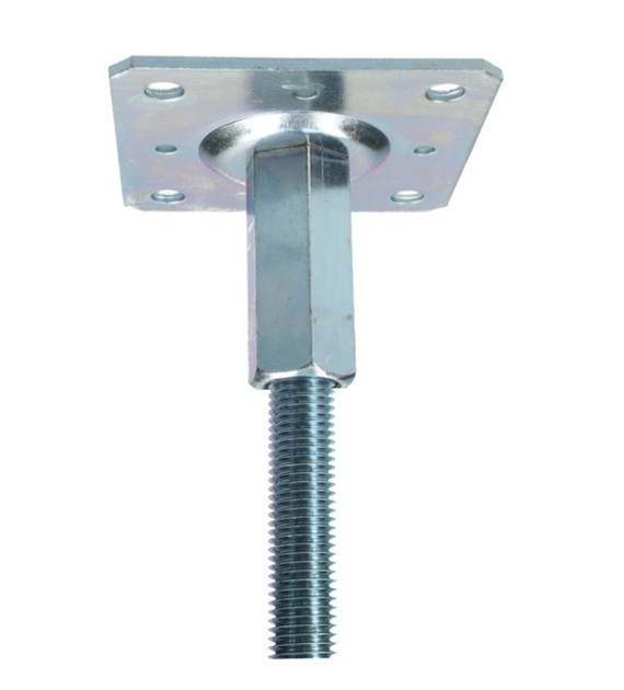 Podstawa słupa do wmurowania 110 M20x500 nakrętka