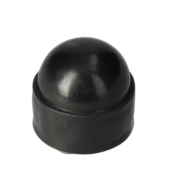 Maskownica śruby kapturek M-12 czarna 100szt.