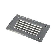 Kratka went metalowa skośna S  7x14 czarna+ siatka