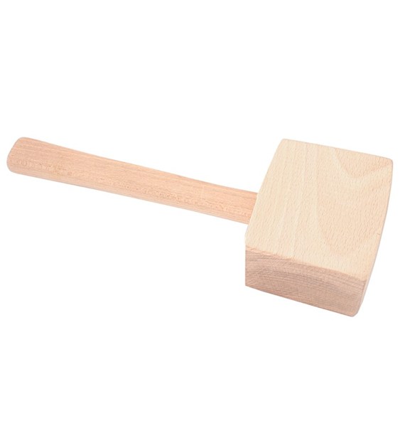 Młotek drewniany kwadratowy 500g do dłut