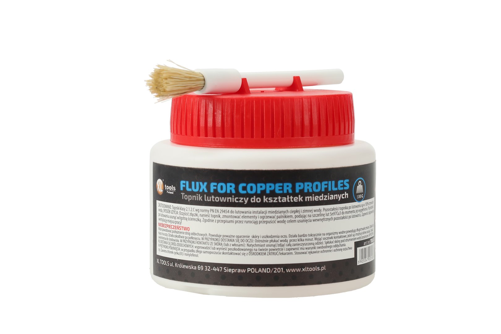 Topnik lutowniczy 100gr do kształtek miedzianych