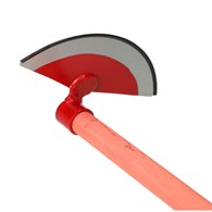 Motyka czerwona półokrągła 220mm z trzon