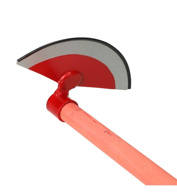 Motyka czerwona półokrągła 220mm z trzon