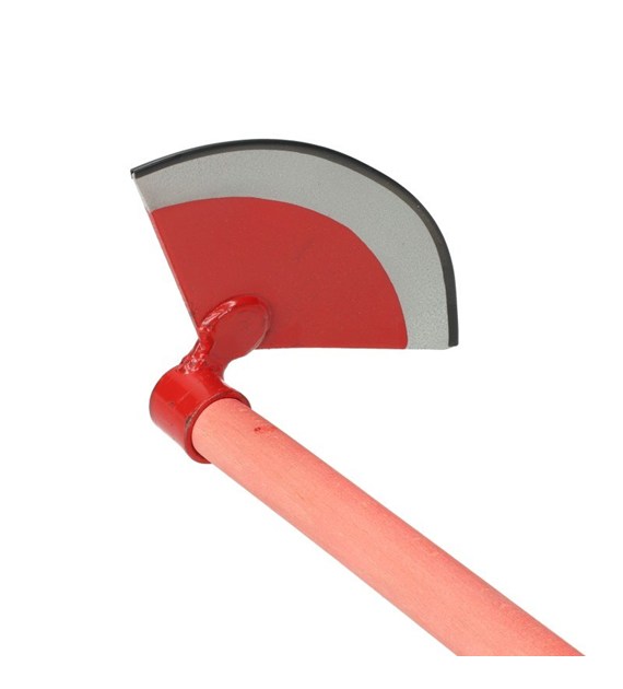 Motyka czerwona półokrągła 230mm z trzon