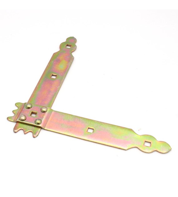 Narożnik ciesielski DXL 350x350x40/3 ozdobny nitow