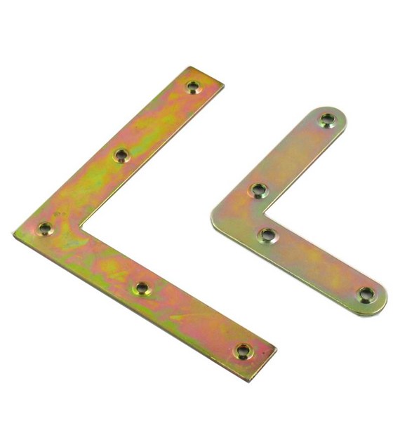 Narożnik ciesielski 100x1.2mm prosty oc żółty