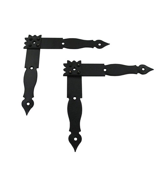 Narożnik ciesielski RETRO 225x225/3 czarny