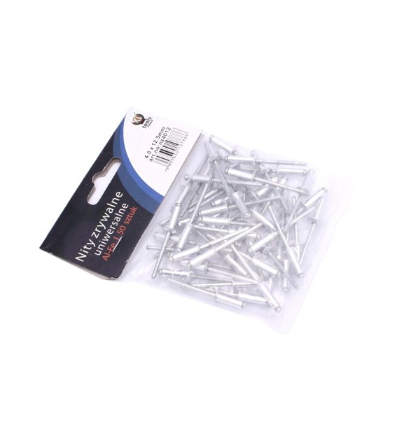 Nity zrywalne 4.0x12.5mm 50szt Al-Fe