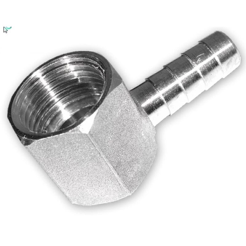 Łącznik kątowy cynk-chrom GW1/2'x10mm