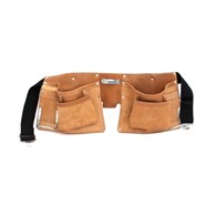 Pas monterski skórzany PRO-TECHNIK+met uchwyt EU