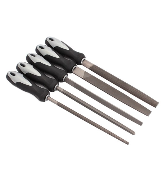 Pilnik do metalu kpl 5szt 200mm