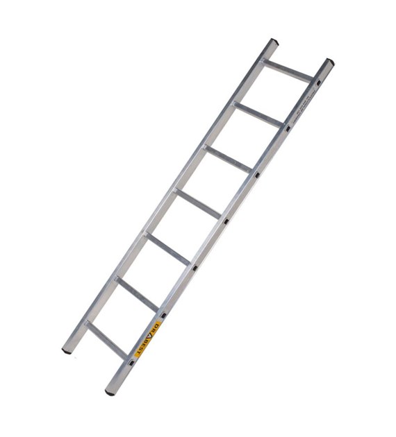 Drabina alum pojedyncza 1x 7 szczebli 1,9m