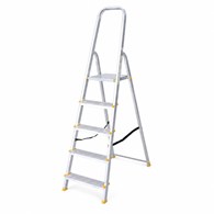 Drabina aluminiowa domowa 5 szczebli 120kg
